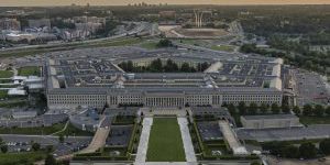 An aerial view of the Pentagon, Washington, D.C., May 15, 2023 (DoD photo by U.S. Navy Petty Officer 2nd Class Alexander Kubitza).